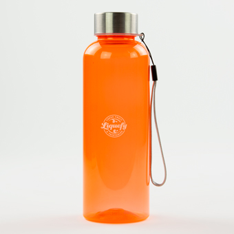 Botella agua reutilizable tritán con asa de silicona sin BPA 500ml  PERSONALIZABLE